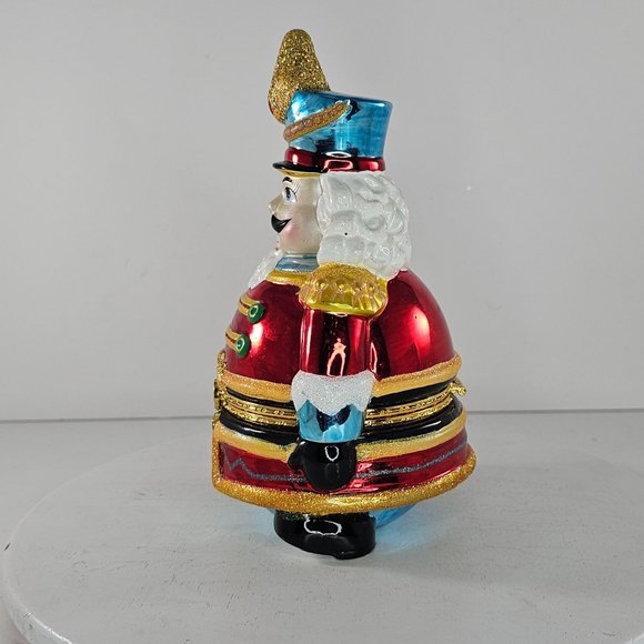 2004 Christopher Radko Jolly Nutcracker Hinged Keepsake Box - Picture 2 of 9